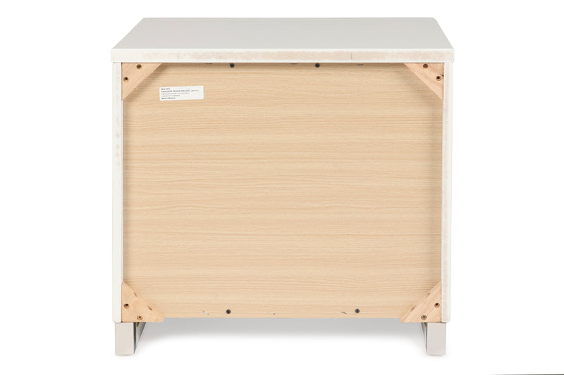 Sapphire Nightstand-White