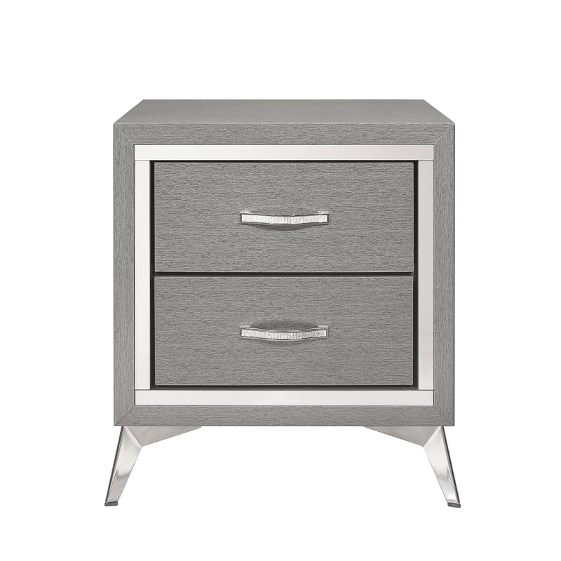 Huxley Nightstand-Gray