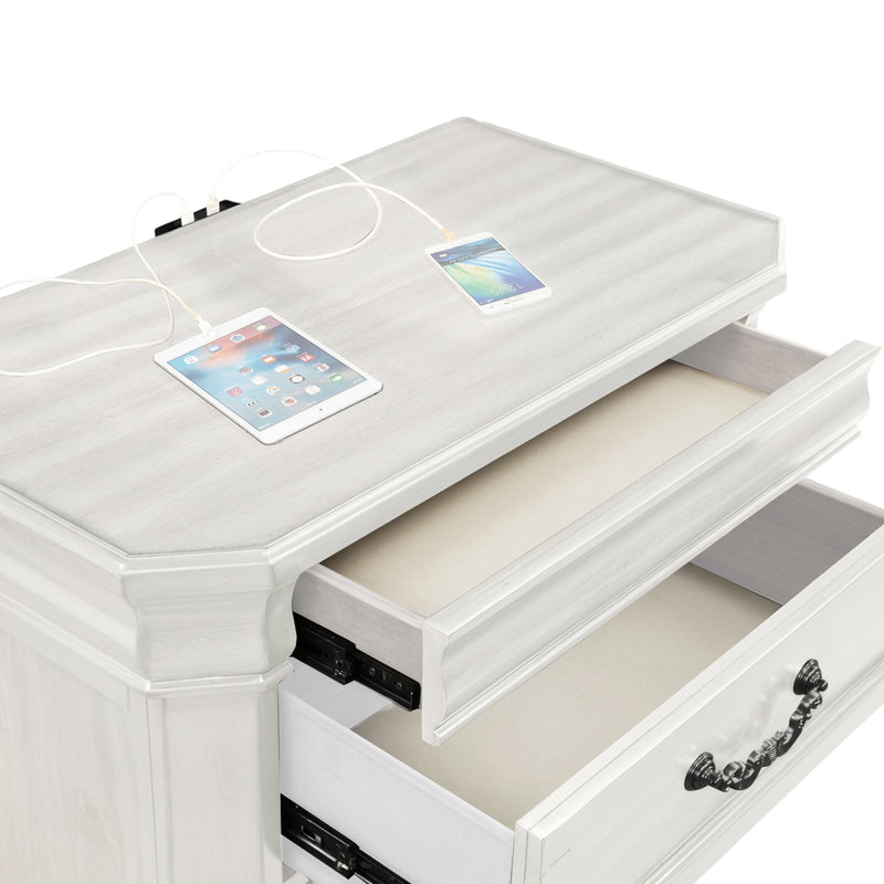 Lyndhurst Nightstand- Vintage White