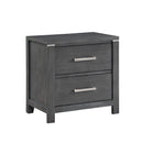 Odessa Nightstand-Charcoal