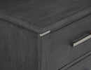 Odessa Nightstand-Charcoal