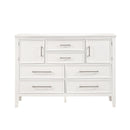 Andover 60" Dresser W/Doors-White