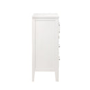 Andover 60" Dresser W/Doors-White