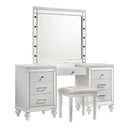 Valentino Dressing Table Mirror (Bulbs Not Included)-White