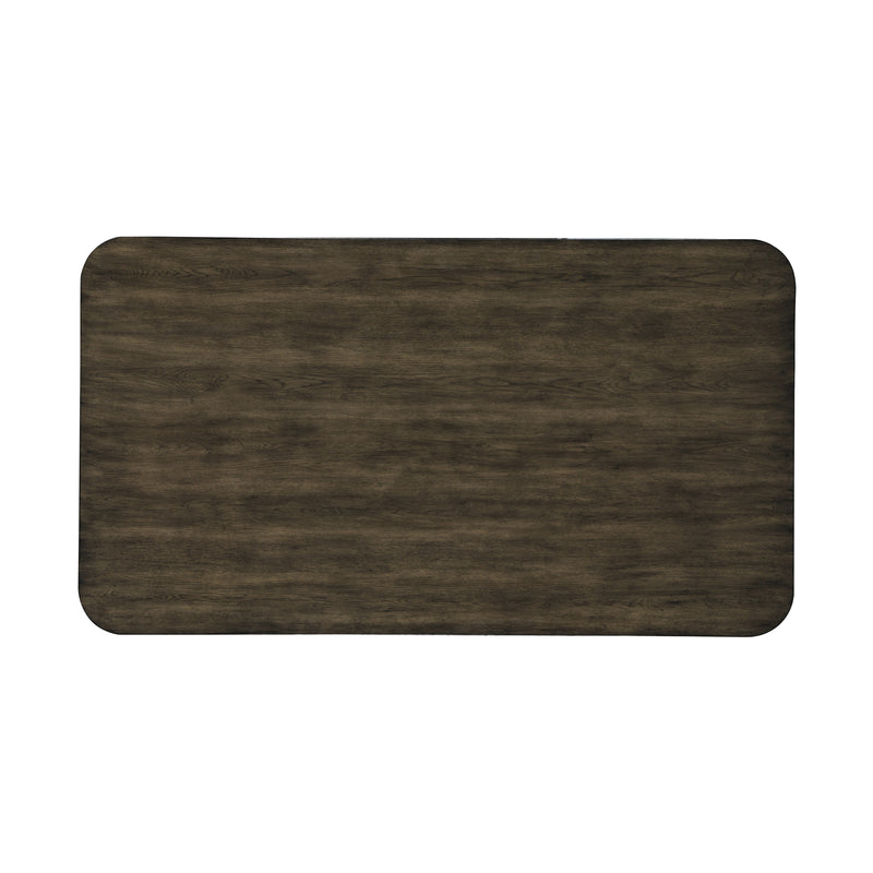 Rex 72" Fixed Top Rectangle Dining Table-Walnut