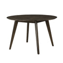 Rex 48" Round Dining Table-Walnut