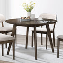 Rex 48" Round Dining Table-Walnut