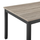 Daphne 5 Pc Natural 60" Dining Set W/Natural Chairs