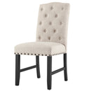 Daphne 5 Pc Natural 60" Dining Set W/Natural Chairs