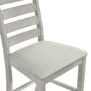 Pascal Ladderback Counter Chair (2 Per Carton)-Driftwood