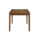 Gia 5 Pc 60" Dining Table & 4 Chairs-Brown