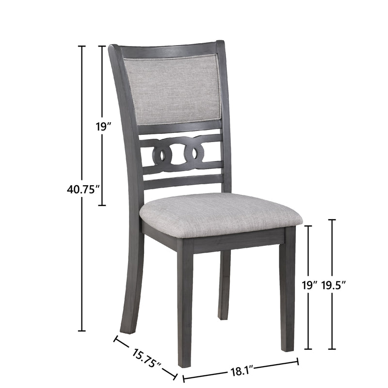 Gia Dining Chairs (2/Ctn)-Gray