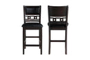 Gia Counter Chairs (2/Ctn)-Ebony