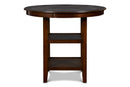 Gia 5 Pc 42" Round Counter Dining Table & 4 Chairs-Cherry