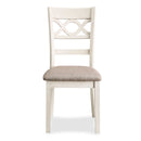 Cori Round Dining 5 Pc Set-Bisque/Brown