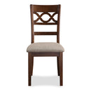 Cori Round Dining 5 Pc Set-Brown Cherry