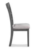 Cori Round Dining 5 Pc Set-Gray