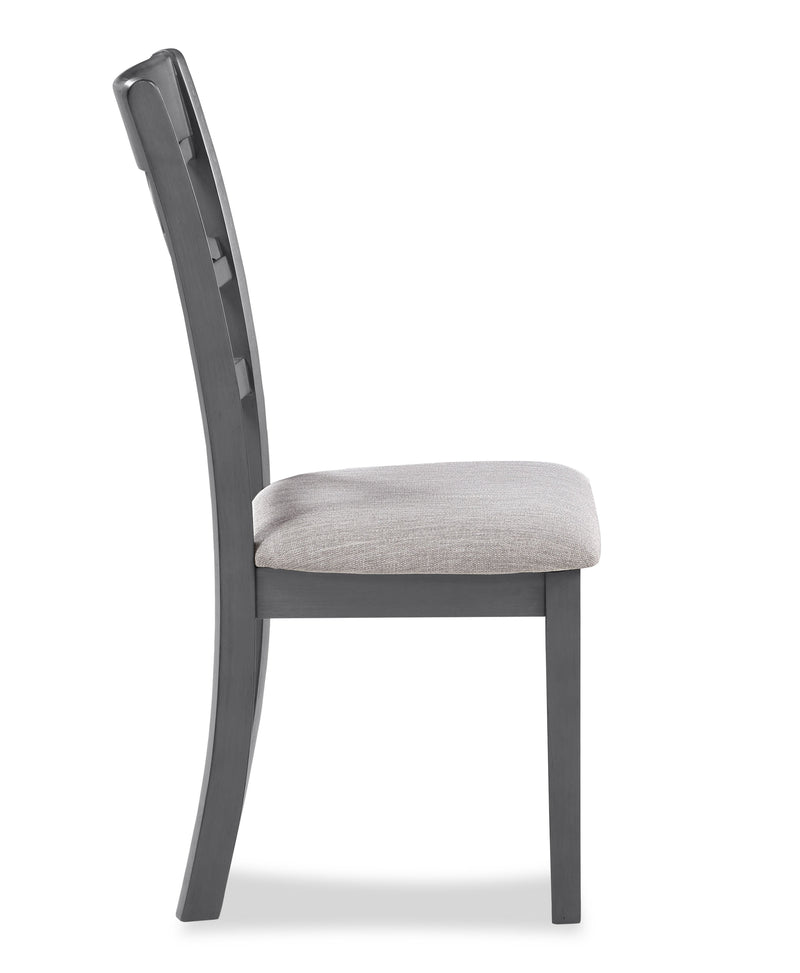 Cori Round Dining 5 Pc Set-Gray