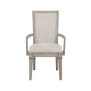 Mariana Upholstered Arm Chair (2 Per Carton)-Vintage Creme