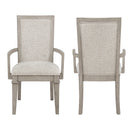Mariana Upholstered Arm Chair (2 Per Carton)-Vintage Creme