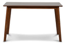 Morocco 47" Rectangle Dining Table-Walnut Brown