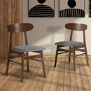 Morocco Dining Chair W/Dark Gray Seat Cushion (2 Per Carton)