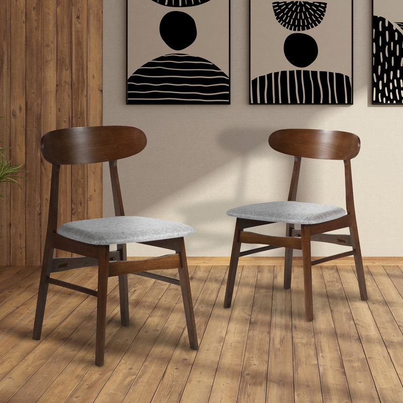 Morocco Dining Chair W/Light Gray Seat Cushion (2 Per Carton