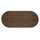 Kody Oval Dining Table Base-Dk Walnut