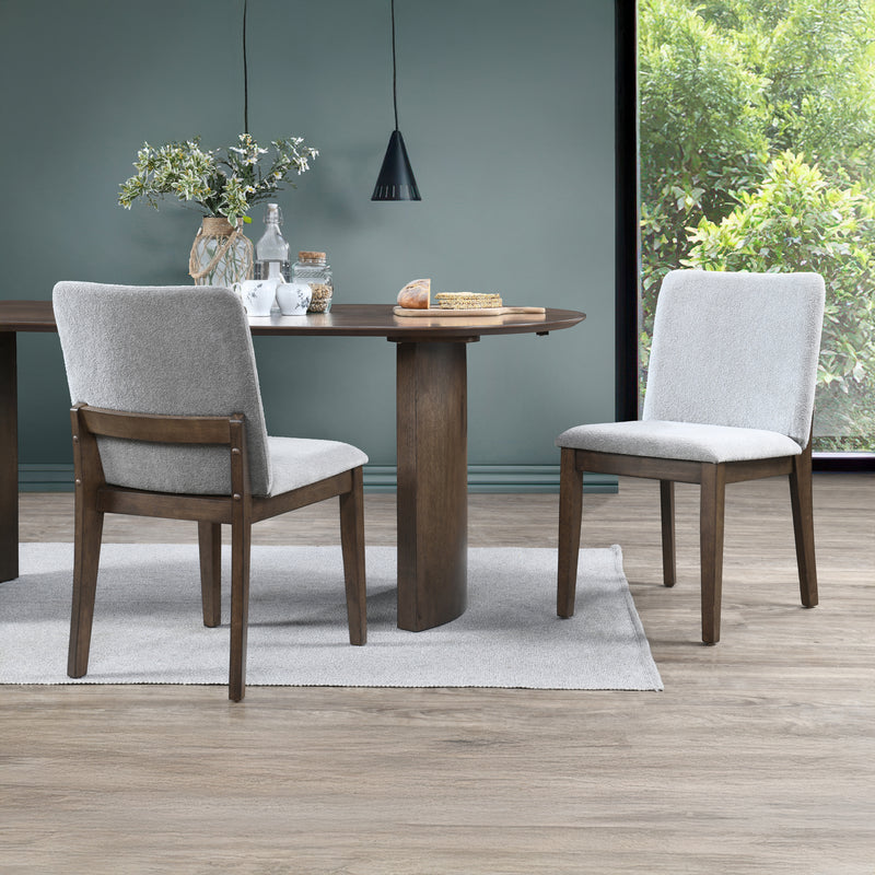 Kody Upholstered Dining Chair (2 Per Carton)-Stone Gray