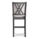Amy Counter Chair (2/Ctn)-Gray