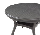 Amy 5 Pc 47" Round Dining Set-Gray
