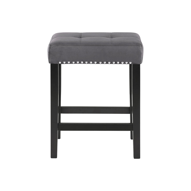 Celeste Theater Bar Table W/ 3 Stools-Gray
