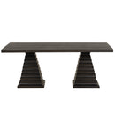 Plateau Rectangle Dining Top-Rustic Espresso