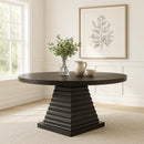 Plateau Round Dining Top-Rustic Espresso
