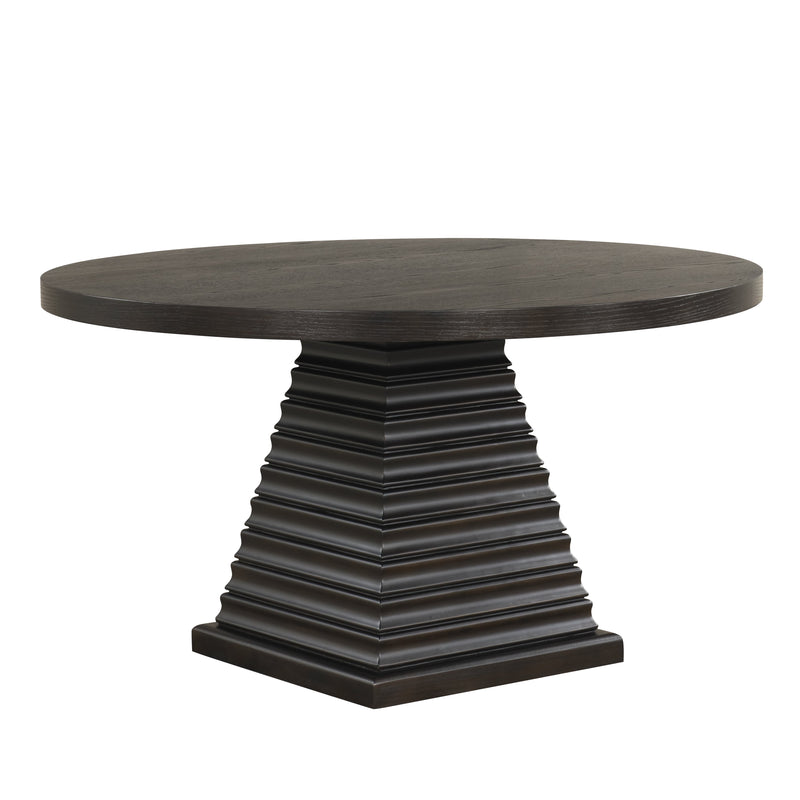 Plateau Round Dining Top-Rustic Espresso