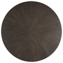 Chestnut Ridge 47" Round Table-Brown