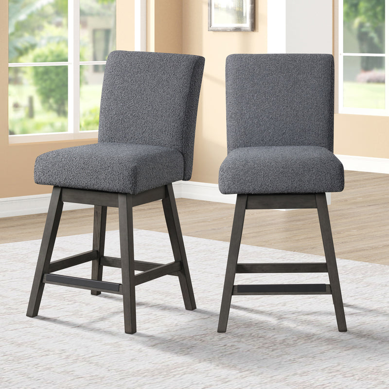 High Line Swivel Counter Chair (2 Per Carton) -Gray