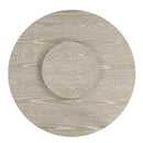 Gwendolyn Round Dining Table Top & Lazy Susan-Cerused Taupe