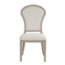 Gwendolyn Dining Side Chair (2 Per Carton)-Cerused Taupe