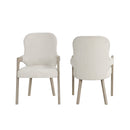 Gwendolyn Upholstered Arm Chair (2 Per Carton)-Cerused Taupe
