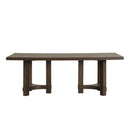 Cityscape Rectangle Dining Table Top-Walnut