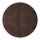 Tioga 47" Round Table-Brown Cherry