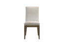 Maggie Dining Chair W/Natural Cushion-Walnut