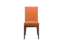 Maggie Dining Chair W/Terracotta Cushion-Walnut