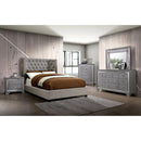 Cayla Bed Silver & Grey