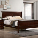 Louis Philippe Full, Twin, Full, & King Bed Black, Grey, Brown & White