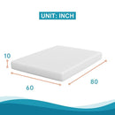 Artemisia 10" Memory Foam Mattress White