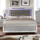 Brachium Bed White & Silver