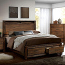 ELKTON Oak Cal.King, E.King, & Queen Bed