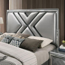 Emmeline Bed Silver & White